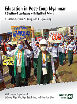 Book cover – Education in Post-Coup Myanmar