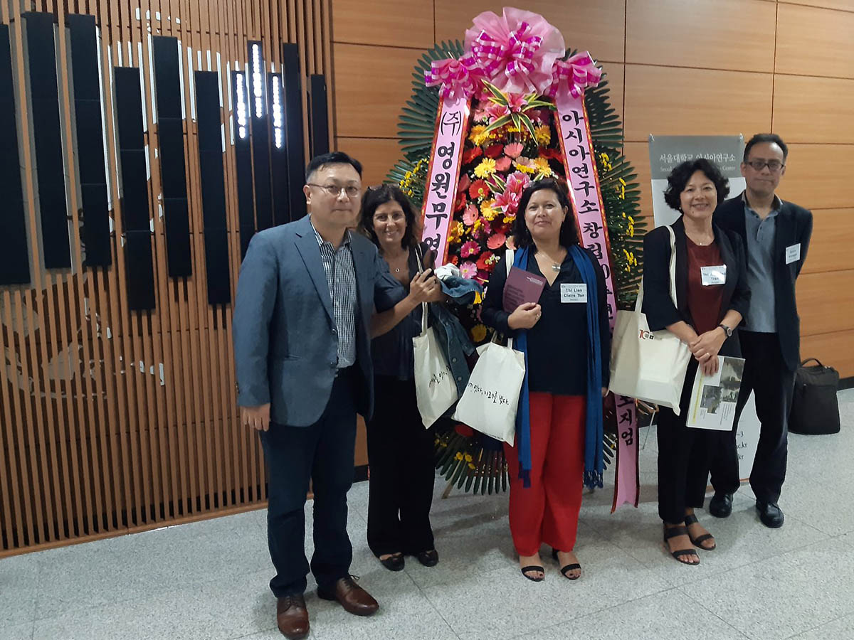 Claire TRAN et TRAN Thi Anh Dao invitées en Corée
