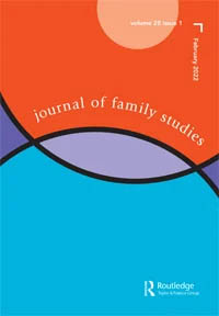 Cover of "Journal of families studies"